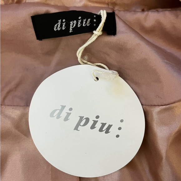 Di Piu Italy Satin Spring Hooded Jacket, Pink/Peach, S/40 - Picture 14 of 16